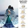 1pc. Winter Wonderland: Elsa's Frozen Magic, Perfect for Any Season, Soft Flannel Throw Blanket, Versatile & Cozy for Bedroom, Add a Touch o
