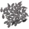 Stainless Steel Stainless Steel Tags Blank Oval Charms Stamping Tags  DIY Jewelry Making