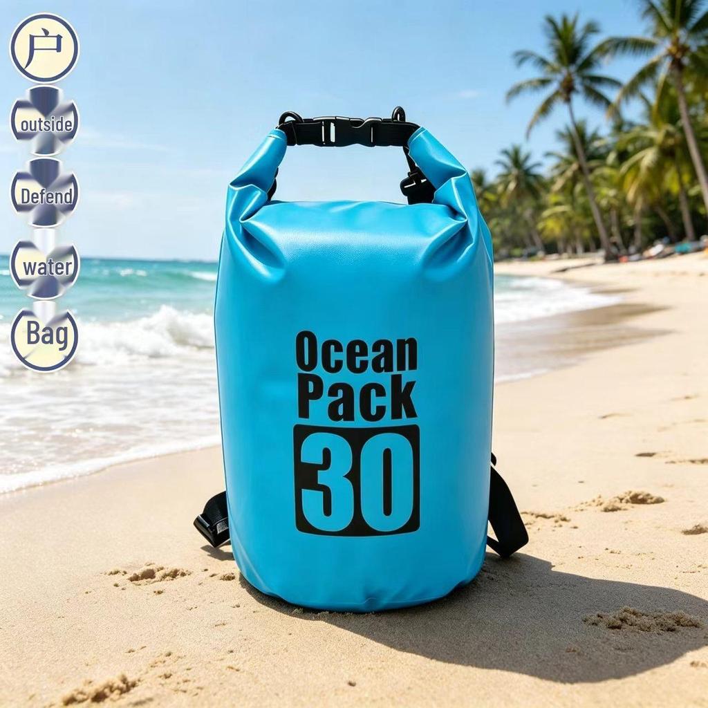 Customizable Waterproof Floating Bag for Outdoor Activities - Single/Double Shoulder, Rafting, Swimming, Dry Bag