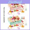 Kids Wooden Barbecue Grill Toy With Educational Cooking Activity For Children