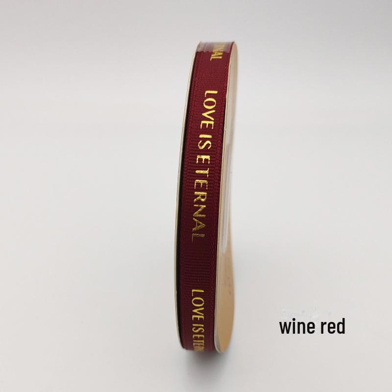 Cinta de Embalaje de Flores Termofijada de Calidad de 1 cm con Letras