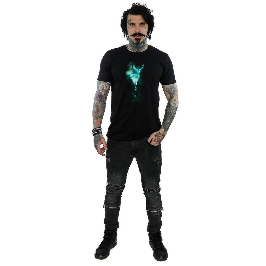 HARRY POTTER Mens Patronus Stag Cotton T-Shirt