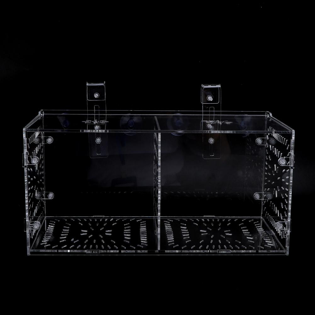 Isolation Breeding Box Seedlings Incubation Reproduction for Fish Tank Aquarium(30x15x15cm)