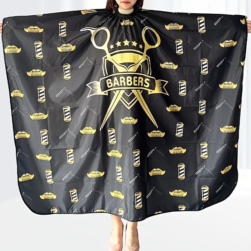 Barbers Professional Hair Cutting Cape, Polyester Fashion Clipping Shawl, Anti-Static, Non-Stick, Shatterproof Hair Shawl Wrap for Salon Use