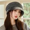 Retro Hat Women's Autumn and Winter Casual Beret Windproof and Warm British Painter Hat