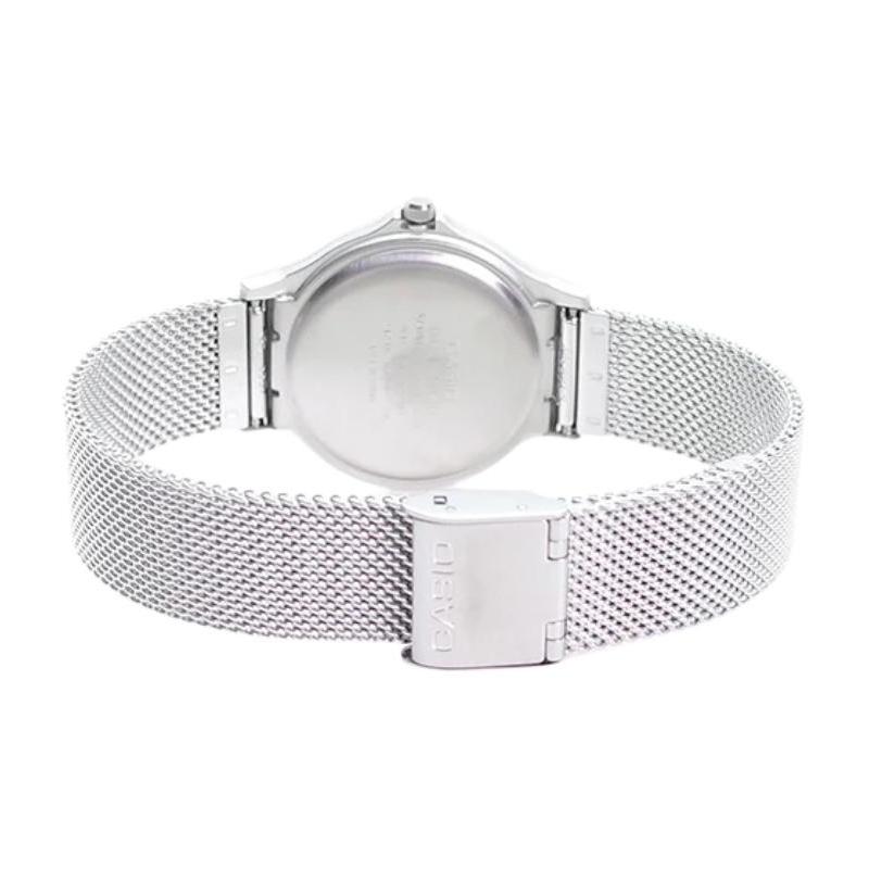 Casio YOUTH Series-disk Three-hand Fashion Simple Business Versatile Unisex Classic Pointer Waterproof Quartz Movement Stainless Steel Strap MQ-24M-1E