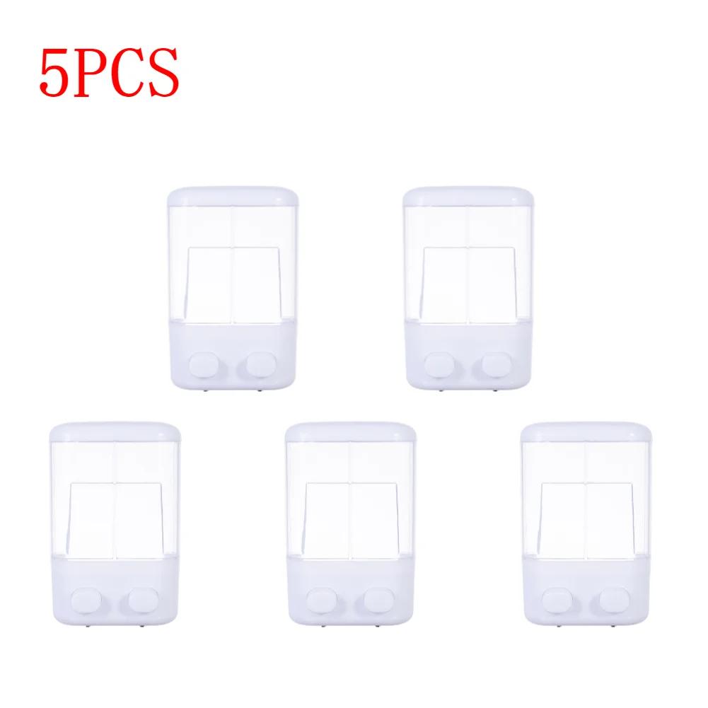 500/1000ml  Wall-mounted Liquid Soap Dispenser Single/Double Head Foam Hand Wash Device Bathroom Shower Detergent Shampoo Bottle