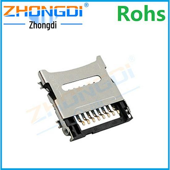 TF-006A-H16-P Перекидной MicroSD (TF) Слот для карты H1.6