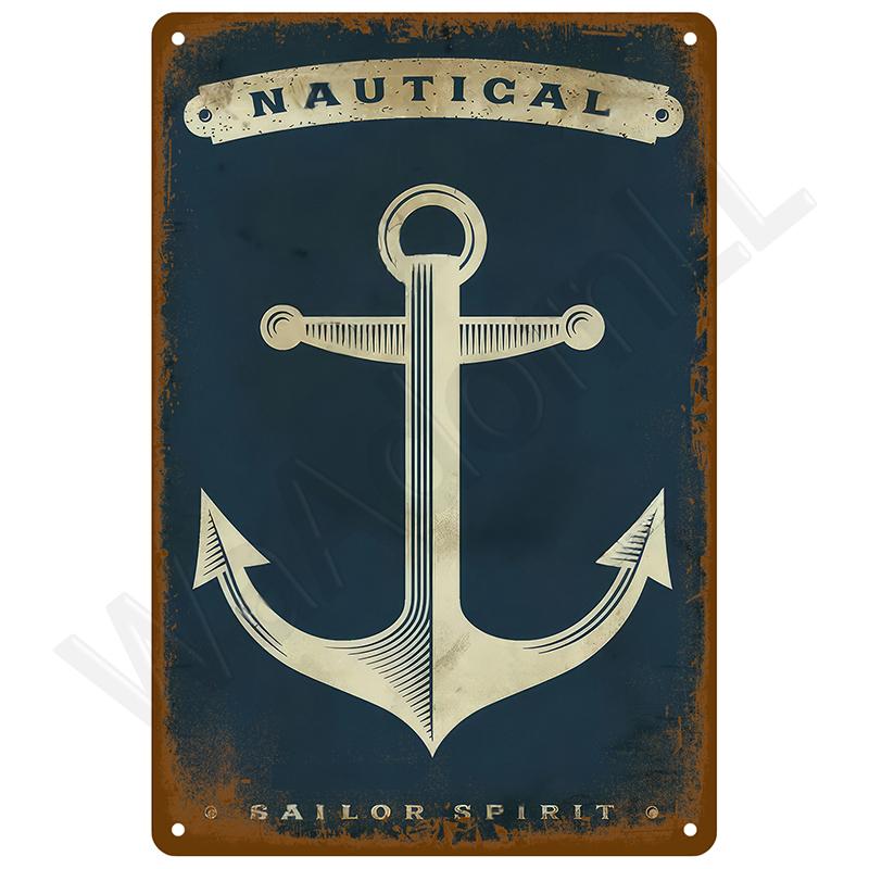 Retro Tin Sign Vintage Metal Signs Plates Posters House Interior Bathroom Wall Art Mural Aesthetic Room Home Decor Decorations