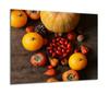 GLASS PROTECTIVE PLATE FOR STOVE 60x52 PUMPKIN
