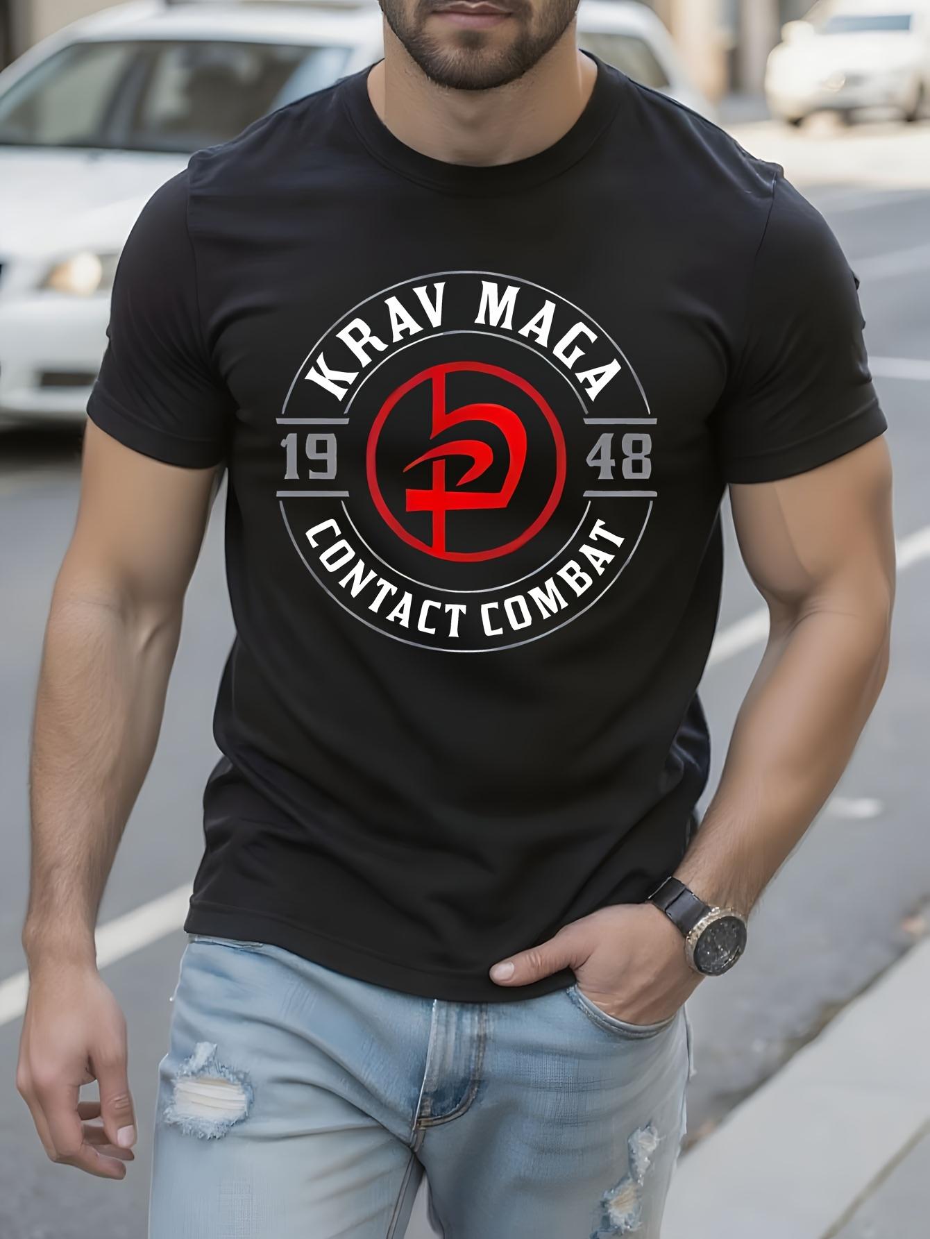Krav Maga Hebrew Symbol Combat Design Tshirt - 100% Cotto... XXL