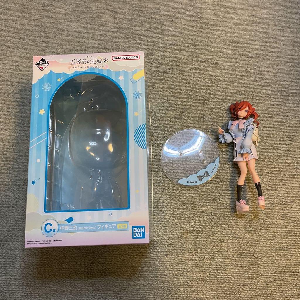 [USED] Nakano Miku Figure BANDAI Ichiban Kuji C Prize