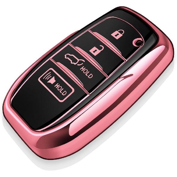 Tukellen for Toyota Key Fob Cover Soft TPU Full Protection Key Case fit for 2025-2026 Camry 4Runner -2026 Venza, Land Cruiser, Grand Highlander,