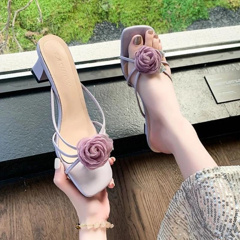 Fashion Sexy Slides Sandals Woman Slippers Outside on Beach Pvc Designer Luxury Sale Non Slip Cheap Liquidation Offer 39 Shoes for Women