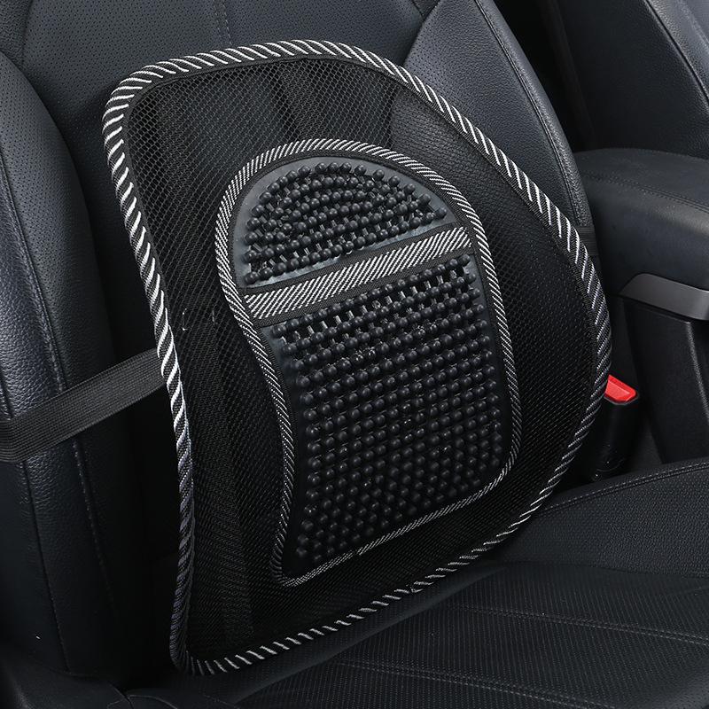 Car Seat Chair Back Cushion Ventilate Mesh Lumbar Back Brace Car Seat Chair Cushion Office Home Massage Back Cushion Universal
