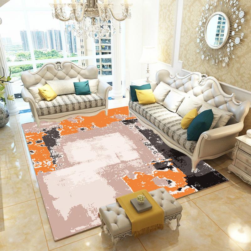 Splashed Ink Couchtisch Sofa rechteckige Bodenmatte Wohnzimmer Schlafzimmer Zimmer großer Teppich Bodenmatte Teppich