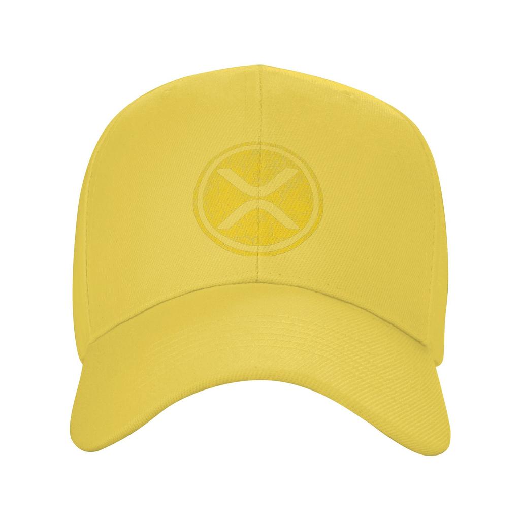 XRP Ripple Krypto Vintage Gold Lässig Baseballkappe Sommer Trucker-Kappe Sonnenschutz Kpop Rock Snapback-Kappe Unisex Baseballkappen