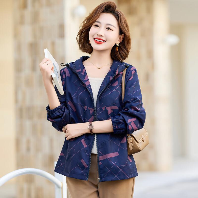 Baolianduo Women's Casual Hooded Baseball Jacket