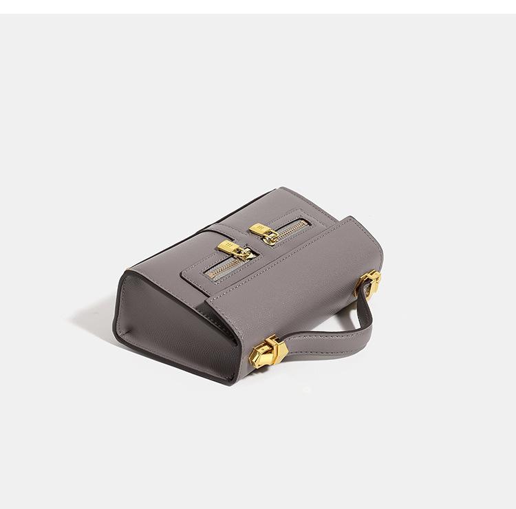 Fashion Classic Shoulder Crossbody Bag Premium PU Material Buckle Design Medium Horizontal Square Daily Versatile Women Bag 20.5cm