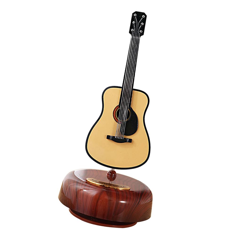 Violin Music Box Classical Wind Up Musicbox Twirling Music Box Rotating Base Stringed Musical Instrument Miniature