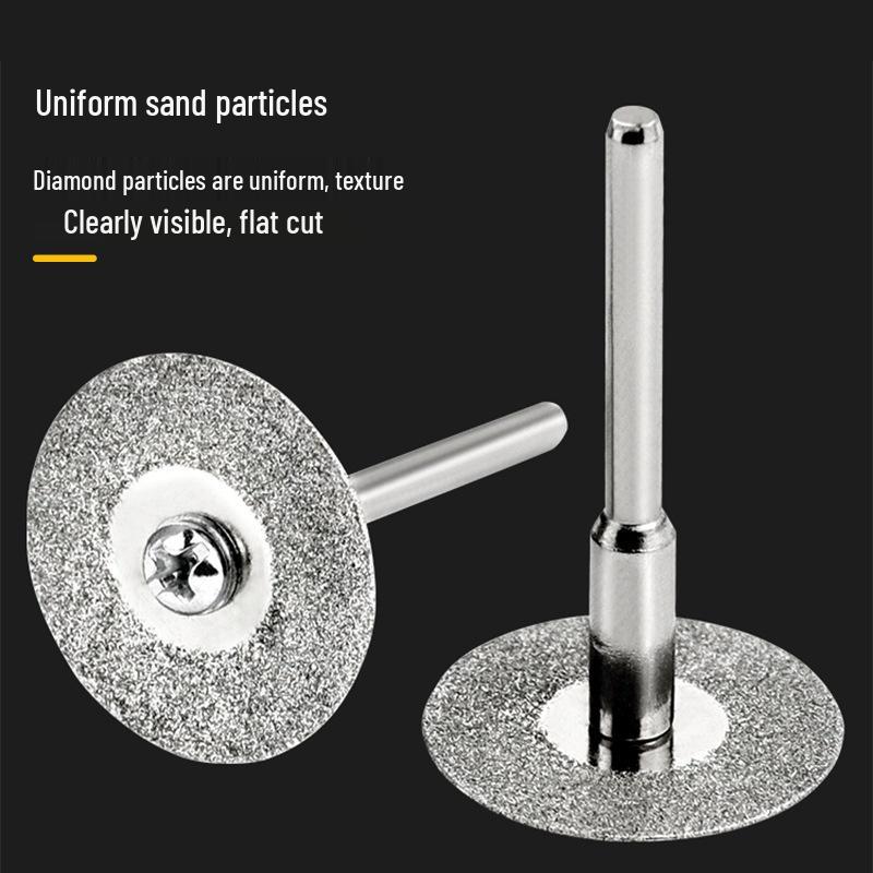 10-Piece 22mm Diamond Grit Cutting Discs for Electric Grinder - Suitable for Jade, Amber, Gemstones, and Stone.
