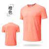 Men's Summer Sports T-shirt Casual Crew Neck Fitness Breathable Quick-dry Outdoor Running Short Sleeve Shirt