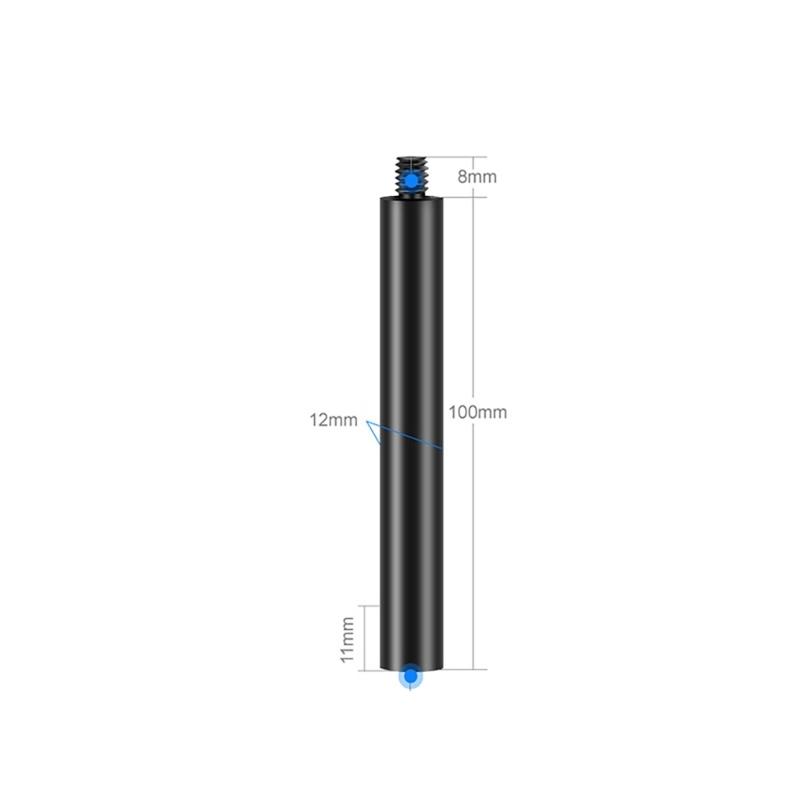Lightweight Camera Extension Rod, Universal Metal Extender  with 1/4" Threaded for Tripods and Monopods Extender