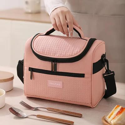 Multifunktions-Hand-Isoliertasche, Kühltasche mit großer Kapazität, tragbare Thermo-Lunch-Taschen mit Reißverschluss für die Aufbewahrung von Lebensmitteln im Freien, Picknick, Camping
