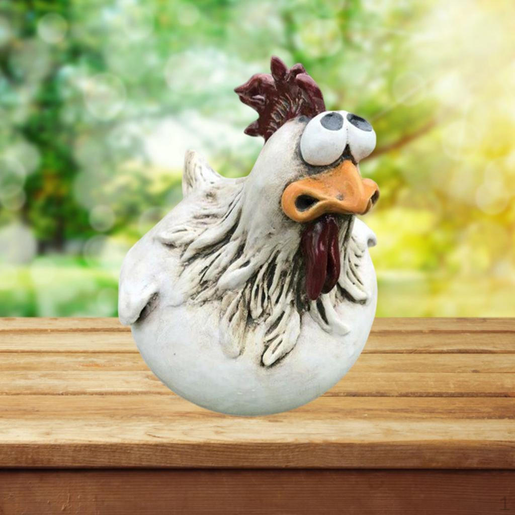 

Statue Decor Craft Hen Sculpture Yard Lawn B