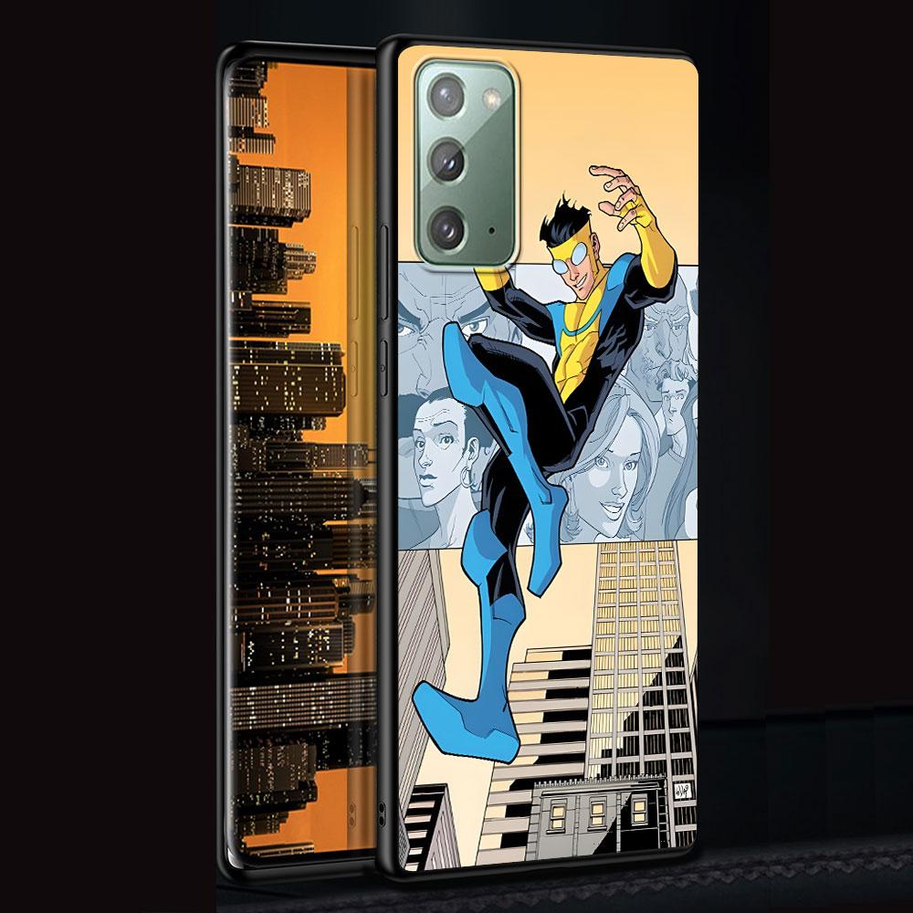 Invincible Comic Case for Samsung Galaxy Note 20 Ultra 8 10 Lite 9 TPU Phone Cover Note 10 Plus Black Soft Shell Funda Capa