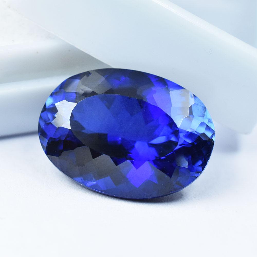 Stunning 15.8 Ct Natural Blue Sapphire Oval Shape   Loose Gemstone