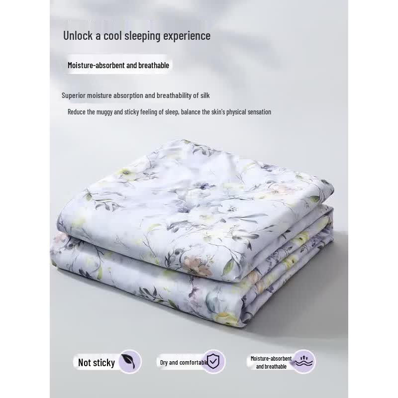 FUANNA Antibacterial Double Summer Silk Quilt