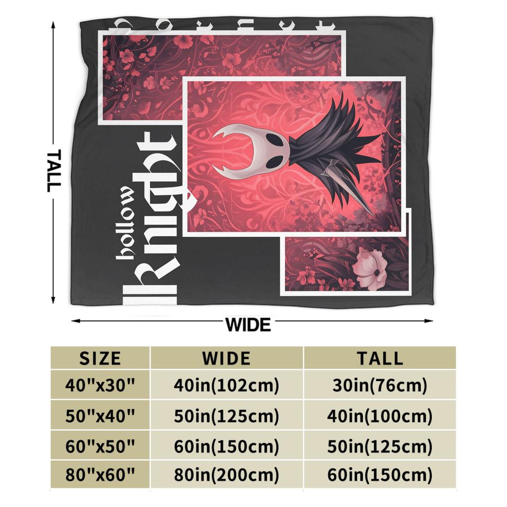 Hollow Knight Silksong Plush Blanket Boy Girl  Flannel Throw Blanket For Couch Chair Super Warm Design Quality Bedspread Gift