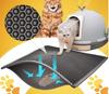 Litters Box Mat Cat Doormat Gray Waterproof Pad