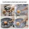 Horsehair Replaceable Pot Brush Long Handle Detachable Pot Brush Natural Loofah Soft Hair Pot Brush Coconut Brown Cleaning Brush