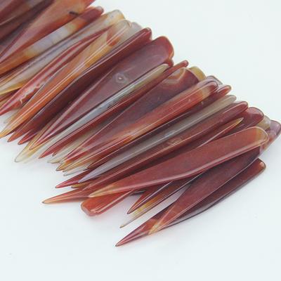8cm Agate Rub Leather Edge for Scoring Folding Creasing Paper Leathercrafts DIY Handmade Leather Tool Accessory