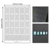 1 Sheet Nail Art Hollow Out Sticker Star Butterfly Love Adhesive Template Stamp Stickers Nail Art Decoration Charm Nail Decals