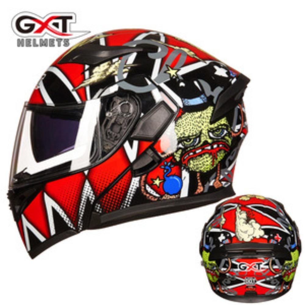 

Motorcycle helmet, double lens anti-fog helmet, peel-off helmet, full helmet, four-season locomotive helmet XL