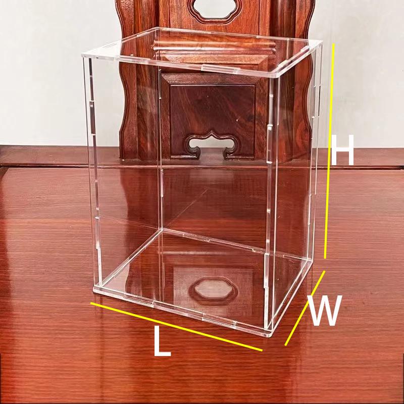 Acrylic Collectibles Display Cabinet Assemble Display Case Storage Box,Action Figures,Lego,Toy,Dustproof Organizer Showcase