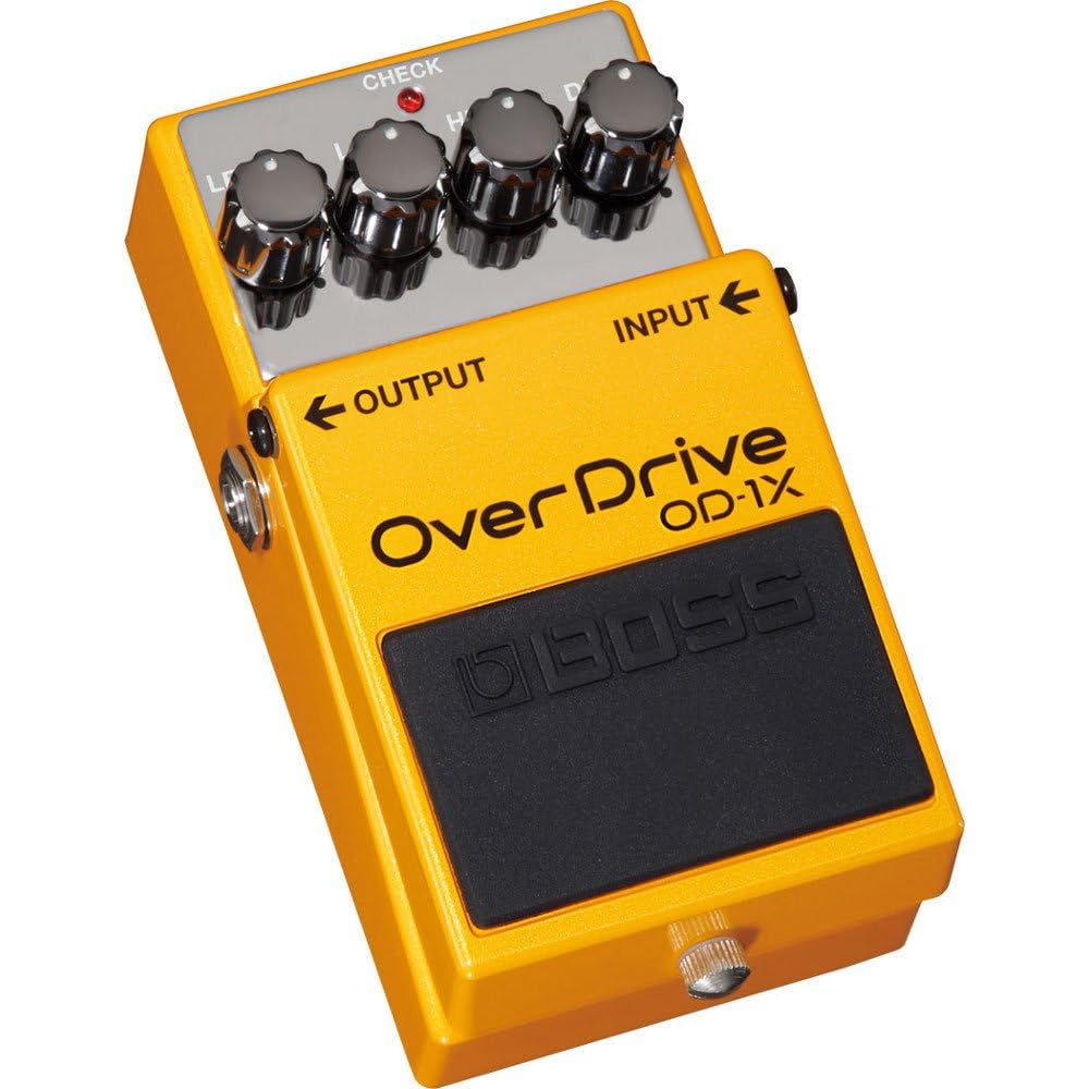 BOSS Overdrive OD-1X Guitar Effects Pedal Compact Design True Bypass Analog Sound