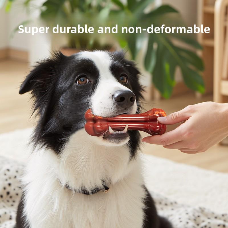 Simulated Bone Dog Toys That Can't Be Chewed Up, Medium-sized Dog Toys for Chewing, Teething Pet Toys