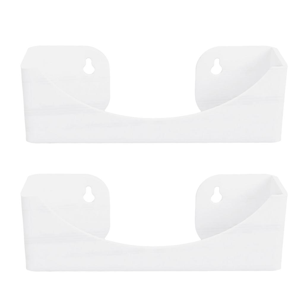 Hat Racks Holder Compact Hat Organizer for Baseball Caps Wall Installation 20 Hat Capacity White 2pcs