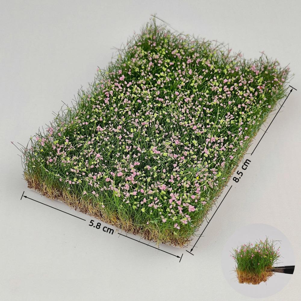 Multicolor Hand Torn Flower Clusters DIY Accessories Height 10mm/16mm Artificial Flower Cluster Sand Table Building Models