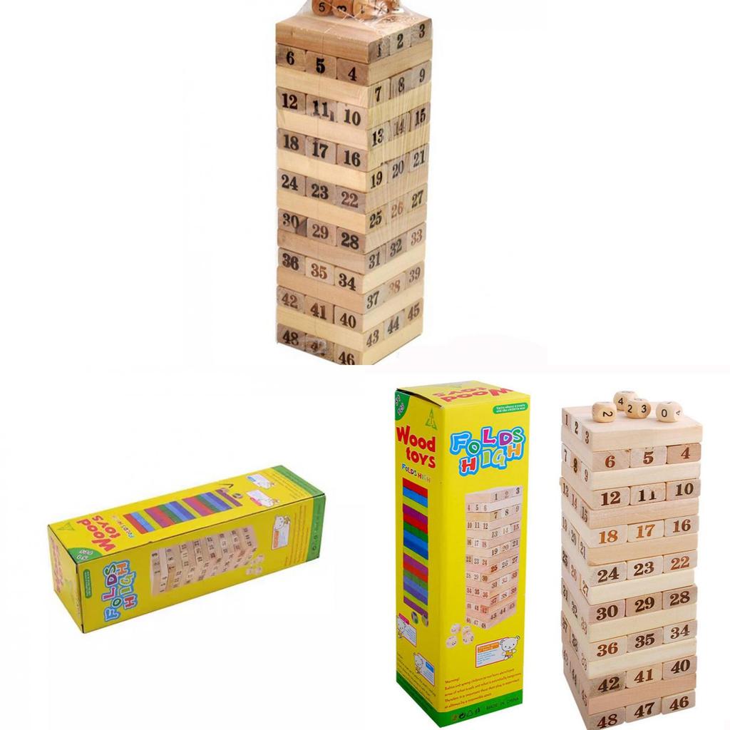 Wooden Number Stackers Toy With Diy Fun For Kids Educational Development