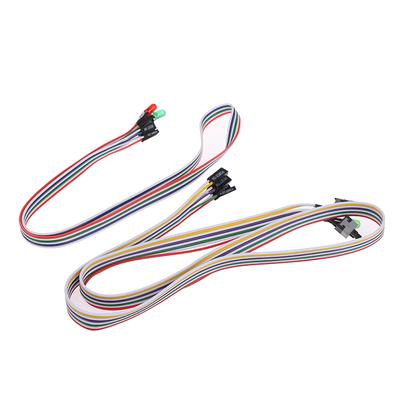 Atx Pc Compute Motherboard Power Cable On/Off/Reset Led Light Power Reset Switch