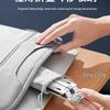 Aluminum Alloy Laptop Stand: Portable Folding Riser with Heat Dissipation and Adjustable Height.