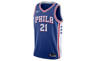 Joel Embiid Philadelphia 76ers 2023/24 Icon Edition Big Kids' Nike Nba Swingman Jersey 864501-497