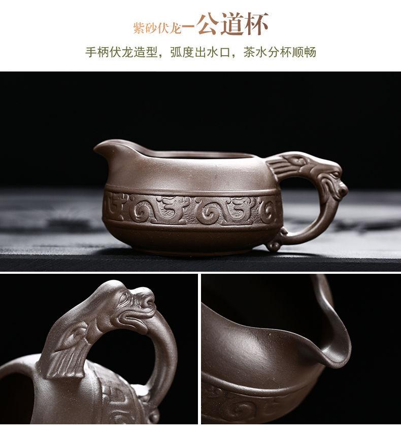 High Quality Ceramic Lazy Man Style Automatic Rotating Insulation Tea Set Suitable for Home  Making