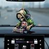 2d Adorable Acrylic Skull Car Hanging Decoration For Backpack Keychain And Gifts