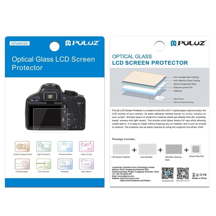 PULUZ 2.5D 9H Tvrzená skleněná fólie pro Nikon Z6 / Z7